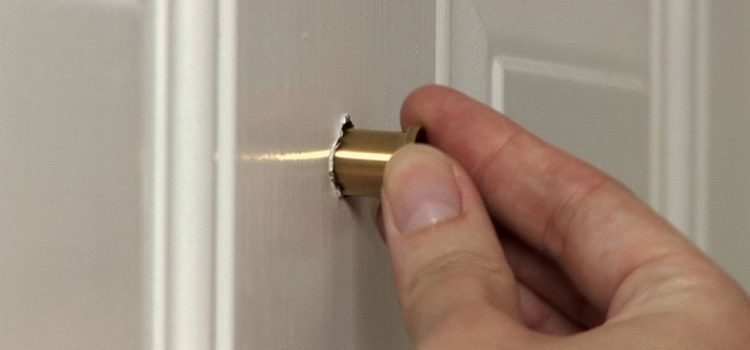 peephole door repair in Manteca