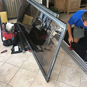 sliding glass door frame repair Manteca
